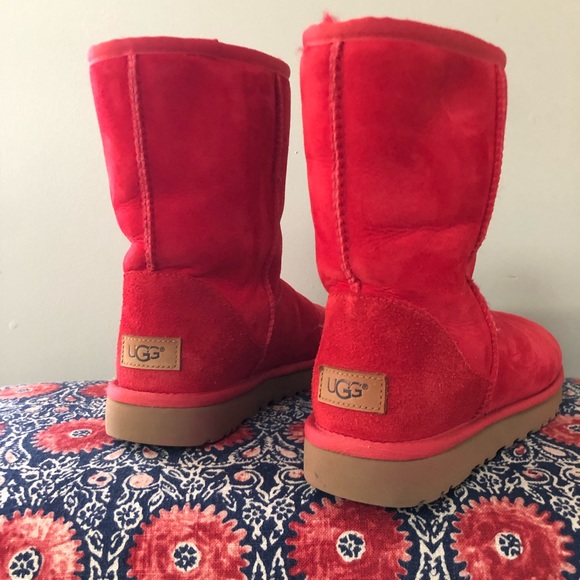 Red ugg boots size 8 Clearance